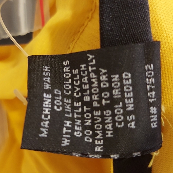 Ashley Stewart Halter Overlay Wide Leg Jumpsuit Size 14 NWT Nugget Gold - Picture 12 of 15